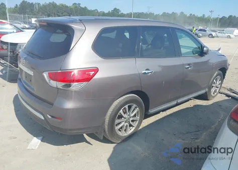 2014 Nissan Pathfinder S из США, поврежденный, VIN 5N1AR2MN2EC619650